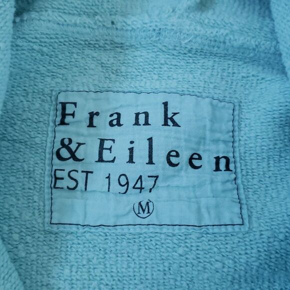 Frank & Eileen Womens Green Chic Feminine Cotton Oversized Hoodie Size Medium - Picture 5 of 7